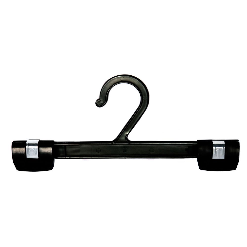 1 Black Plastic Hanger With Strong Clips 30cms   2095 1 Black Plastic Hanger With Strong Clips 30cms.545765e4b8eb5 