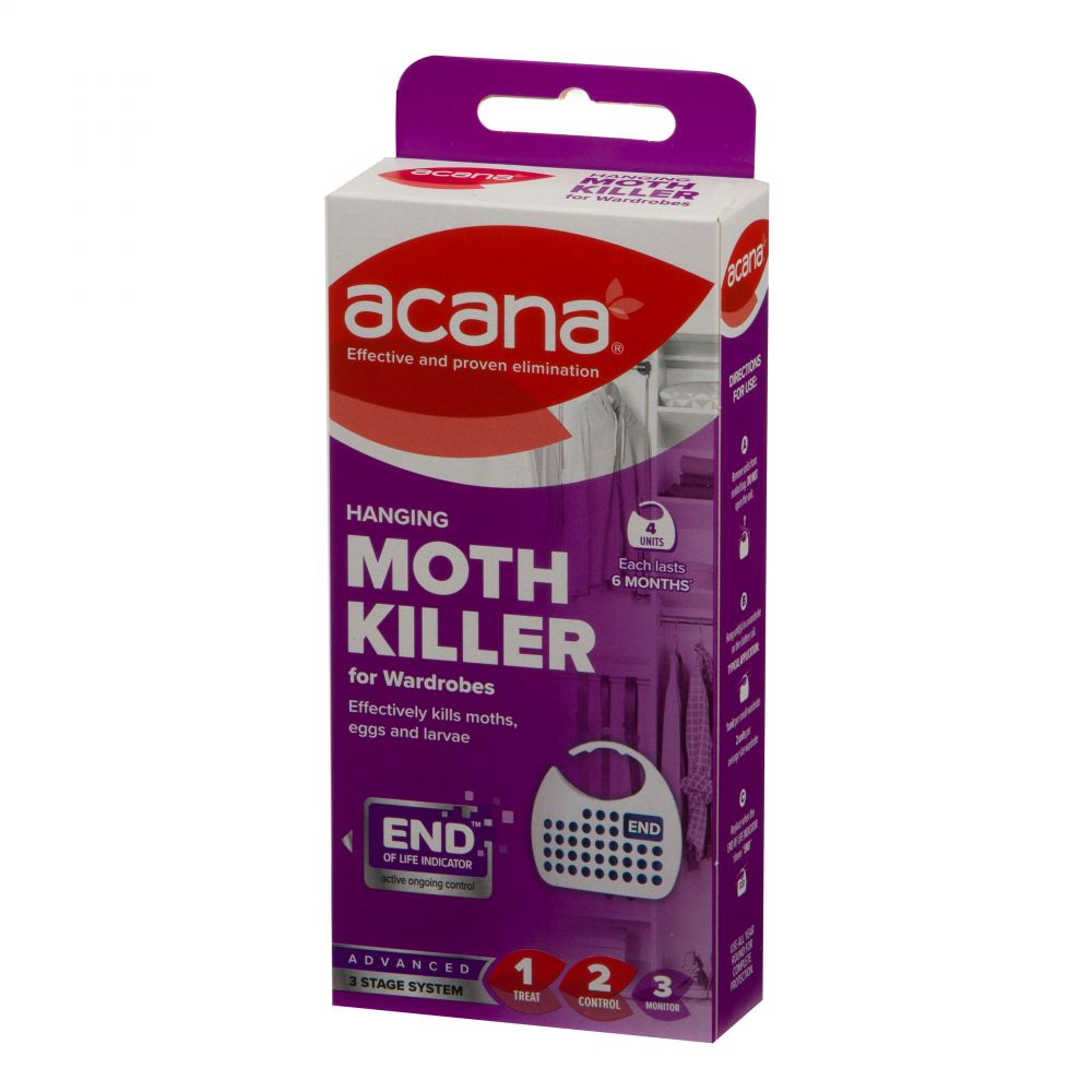 Acana Hanging Moth Killer & Lavender Freshener Pack of 8 from Caraselle Direct 