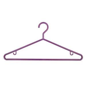 1x3 Purple Plastic Hangers 43cm made in UK for Caraselle