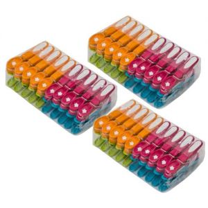 60 Extra Strong Non-Slip Clothes Lines Pegs 8cm long from Caraselle