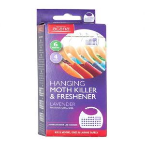 Acana Hanging Moth Killer & Freshener Pack of 4 from Caraselle