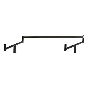 Black double top rail conversion kit includes single top rail and 2 x end brackets