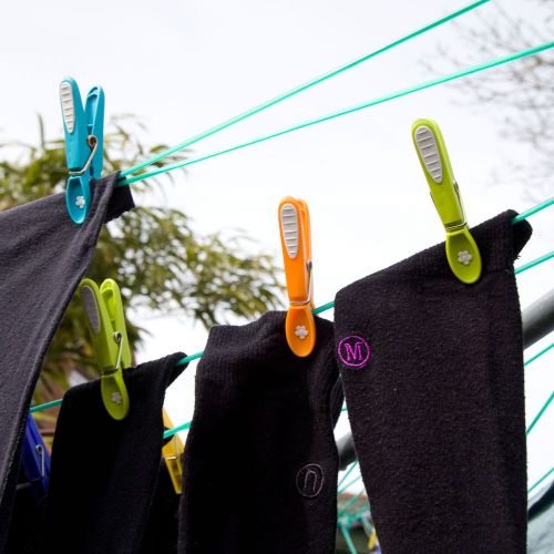 12 PICK QUANTITY Shine Extra Strong Soft Grip Clothes Pegs For Washing Lines-MULTI PACKS AVAILABLE