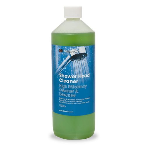 Caraselle Shower Head Cleaner Disinfectant Descaler - 1 Litre. High Efficiency Cleaner & Descaler. Limescale Remover For Shower Head. Dissolves Limescale & Hard Water Deposits