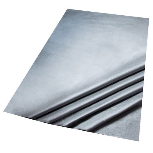 5 Sheets of Metallic Silver Colour Acid Free Bleed Resistant Unbuffered