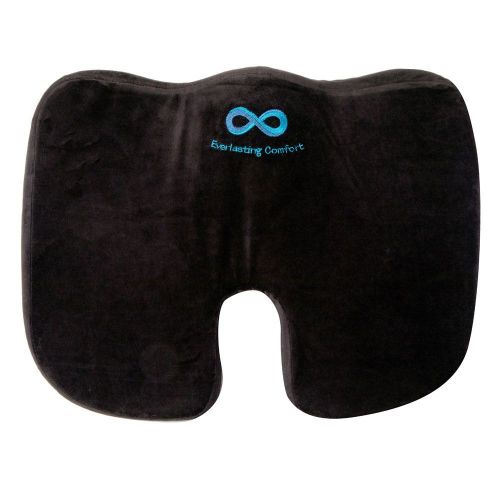 Chair Cushion 100 Memory Foam Back Pain Sciatica Everlasting Comfort