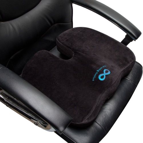 Chair Cushion 100 Memory Foam Back Pain Sciatica Everlasting Comfort