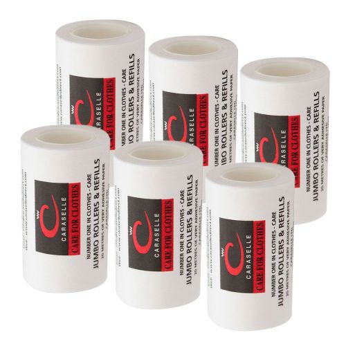 Pack of 6 x Jumbo Roller Refills from Caraselle (120m in total)