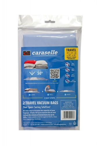 Caraselle Travel Vacuum  Bag Pack 45x65cm (2 bags per pack)