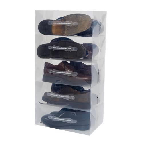 Looking for storage boxes? Men's Clear Shoe Boxes