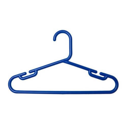 Buy best clothes hangers! Childs Blue Polypropylene Hangers