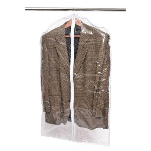 A New Crystal Clear Suit Cover- ideal for wardrobe storage
