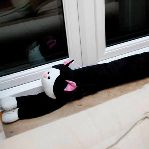 Comic Cat Draught Excluder 87 x 10 cms