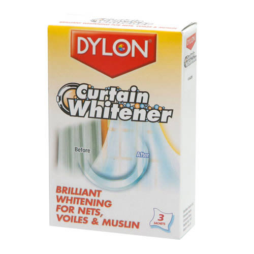 Curtain Whitener gives curtains a crisp new whiteness