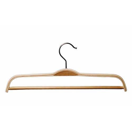 Caraselle 10x Laminated Wood HAnger for Trousers 37cm wide from 