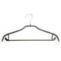 Black non-slip suit hanger