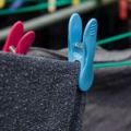 10 Deluxe Soft Grip Pegs 6.5cm long from Caraselle
