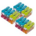 30 Deluxe Soft Clip Pegs 6.5cm long from Caraselle