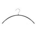 Black Non-Slip Hanger 40cm for Knitwear,Jackets,Shirts,Blouses Chrome Hook
