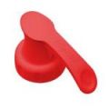Red Topster Milk Top Pourer from Caraselle - For PLASTIC Milk Bottles only