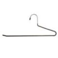 Non Slip Trouser Hangers 36cm Chrome & Black Coating Space Saving UK SELLER 199 