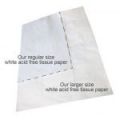Large White Tissue Paper Sheets - Thick Tissue Paper for Packing Clothes in Jumbo 100 x 75cm Size - Acid Free Tissue Paper Sheets for Packaging, Art Collection and Large Gift Wrap