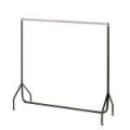 6ft Black/Chrome Robust Clothes Rail 183x155x50cm from Caraselle