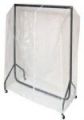 3ft Clothes Rail Cover Clear Heavy Duty PVC Zipped by Caraselle