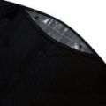 Pack of 3 Black Breathable Zipped Suit Covers Polypropylene  Zipped  99x60cm by Caraselle