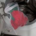 3x Small Net Washing Machine Bags Zipped 31x36cm by Caraselle