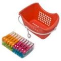 Caraselle Clothes Peg Pack with Peg Caddy & 20 Good Quality Pegs