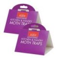 Kitchen Moth Attack Pack- 2 Pantry Moth Traps + 25 Bread Bag Clips 4cm